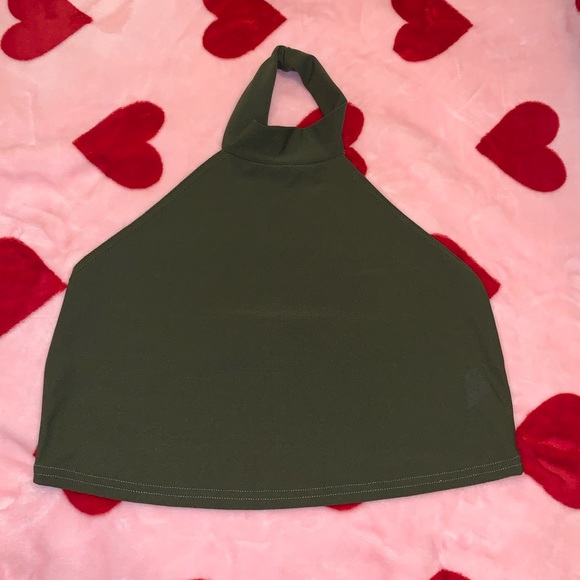 Boohoo High Neck Crop Top - Picture 2 of 11